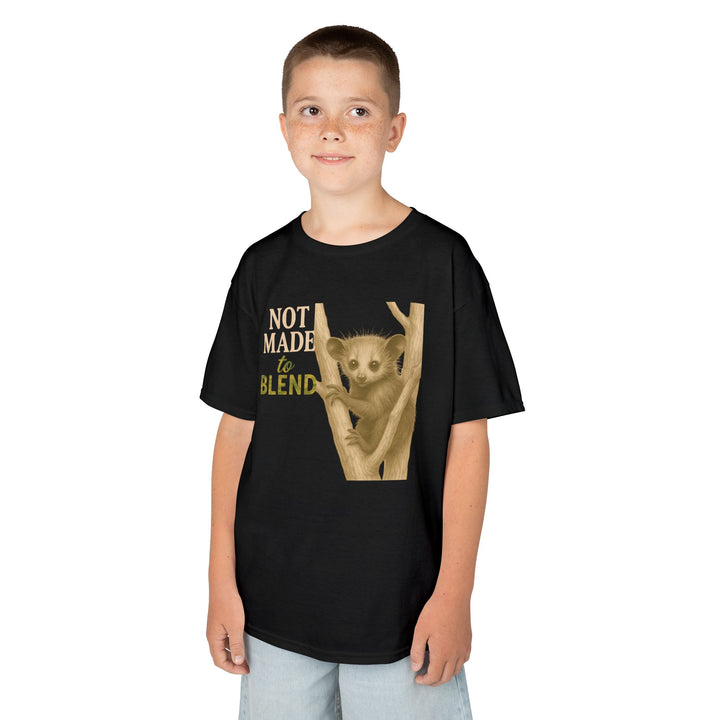 Kids Aye Aye Tee | "Not Made to Blend" | Sketch Design | Eco-Conscious | Reflective & Wise
