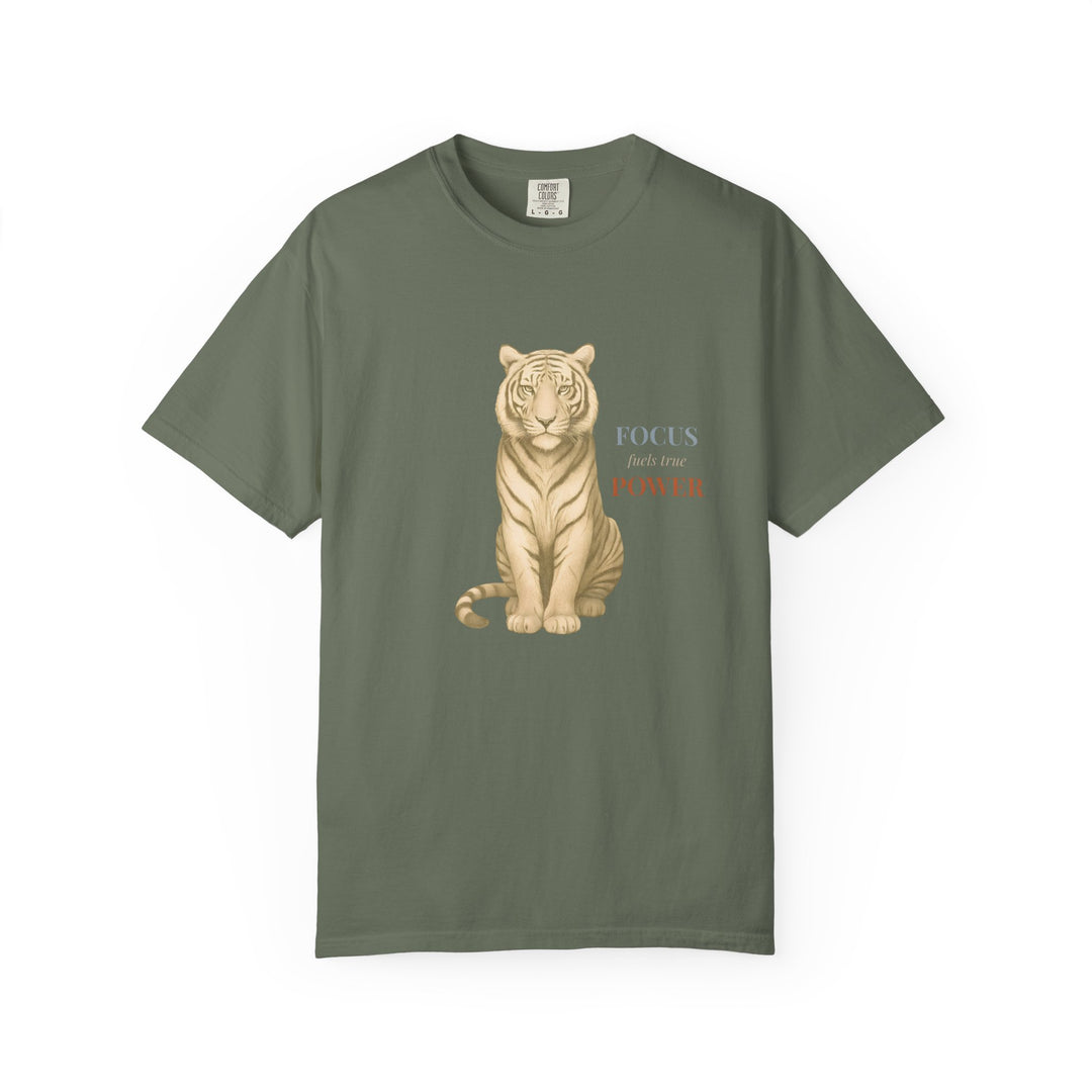 Force fuels true Power – Tiger | Empowered & Bold | Sketch Series by Pure Perspective | Eco Friendly Graphic Tee