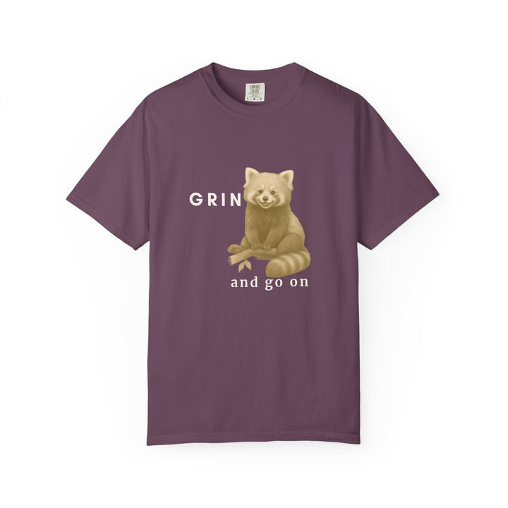 Grin and go on – Red Panda | Joyful & Playful | Sketch Series by Pure Perspective App | Eco Friendly Graphic Tee