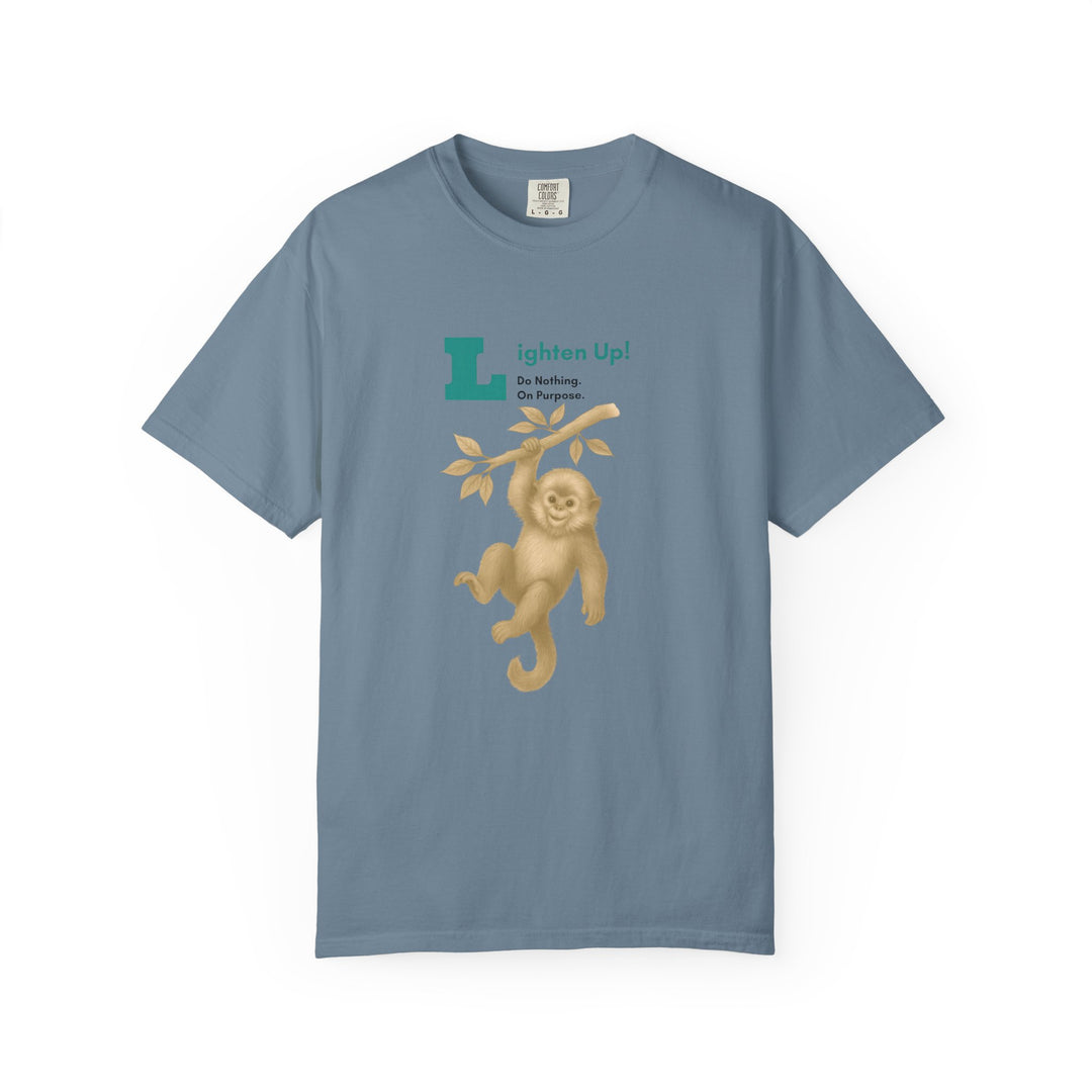 Lighten Up – Golden Snub-Nosed Monkey | Joyful & Playful | Sketch Series by Pure Perspective | Eco Friendly Graphic Tee