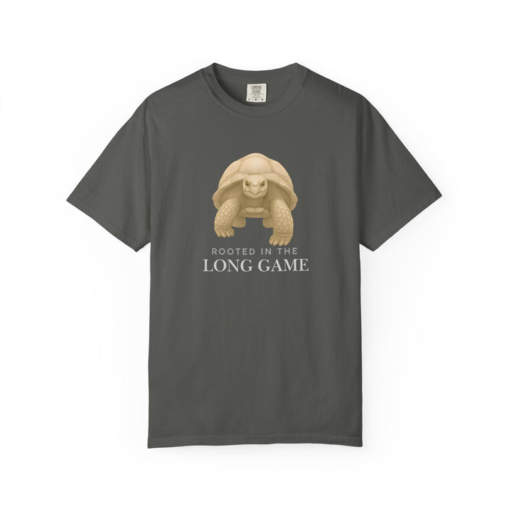 Rooted in the Long Game – Giant Tortoise | Grounded & Gentle | Sketch Series by Pure Perspective | Eco Friendly Graphic Tee