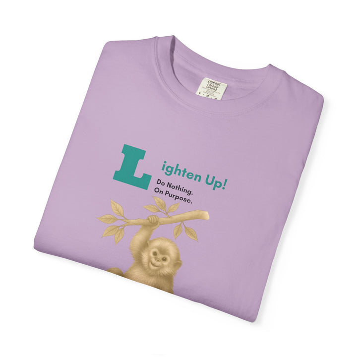 Lighten Up – Golden Snub-Nosed Monkey | Joyful & Playful | Sketch Series by Pure Perspective | Eco Friendly Graphic Tee