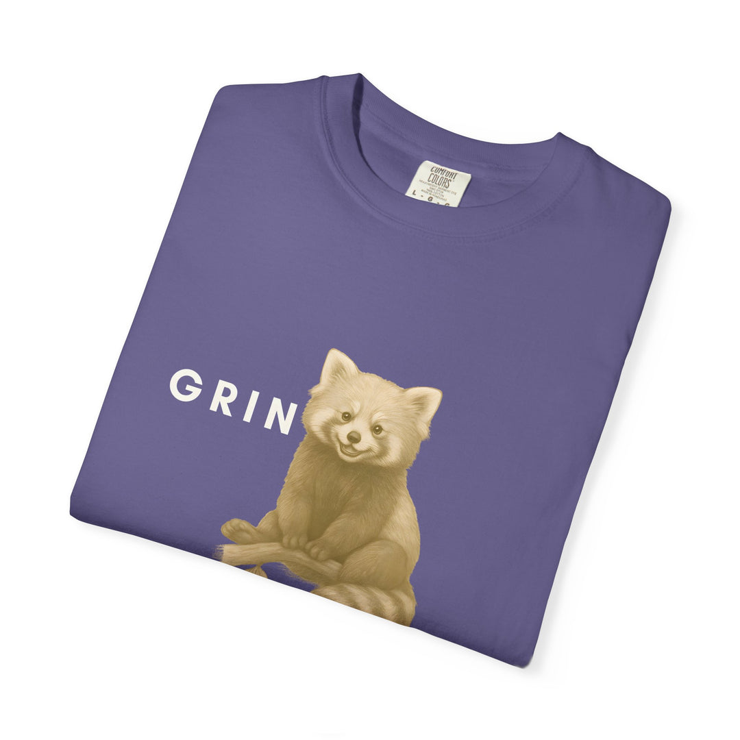 Grin and go on – Red Panda | Joyful & Playful | Sketch Series by Pure Perspective App | Eco Friendly Graphic Tee