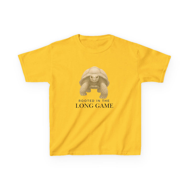 Kids Giant Tortoise Tee | "Build Your Future" | Sketch Design | Eco-Conscious | Grounded & Gentle