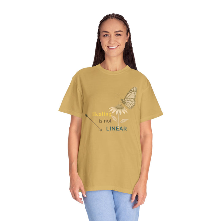 Healing is not Linear – Monarch Butterfly | Hopeful & Healing | Sketch Series by Pure Perspective App | Eco Friendly Graphic Tee