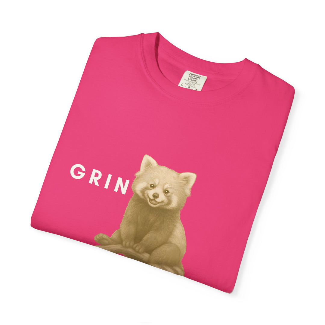Grin and go on – Red Panda | Joyful & Playful | Sketch Series by Pure Perspective App | Eco Friendly Graphic Tee