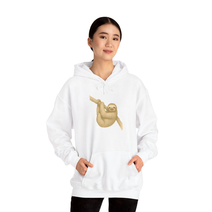 Time is Yours – Sloth Edition | Connected & Compassionate Series | Unisex Heavy Blend™ Hooded Sweatshirt | Eco-Friendly Apparel