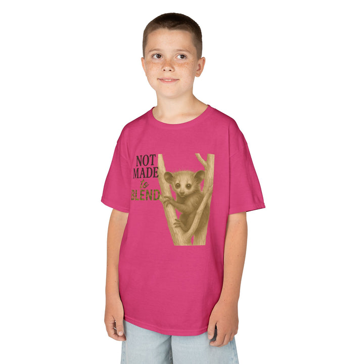 Kids Aye Aye Tee | "Not Made to Blend" | Sketch Design | Eco-Conscious | Reflective & Wise