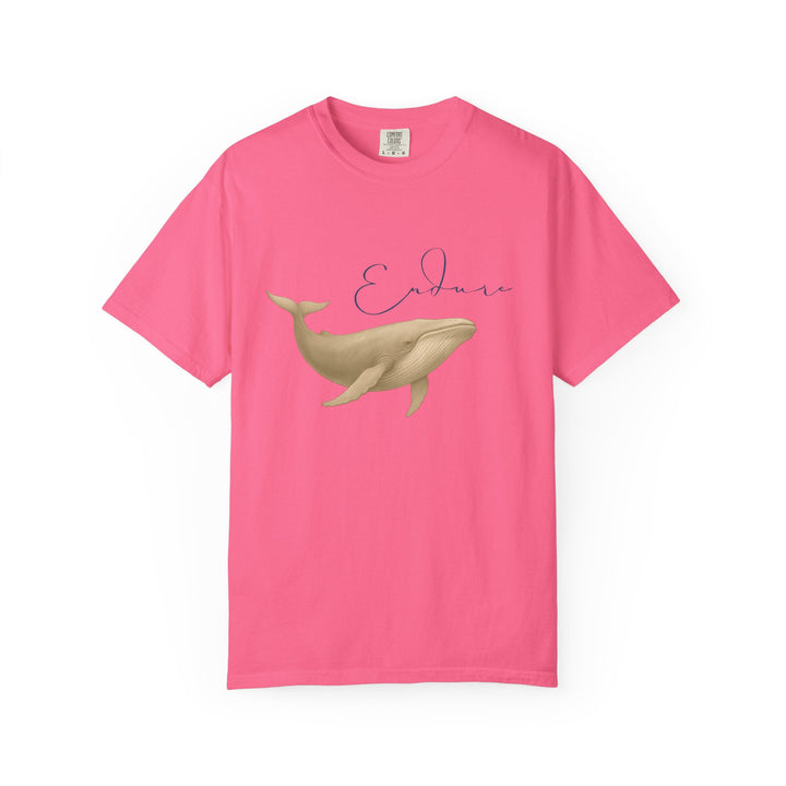 Endure – Blue Whale | Connected & Compassionate | Sketch Series by Pure Perspective App | Eco Friendly Graphic Tee