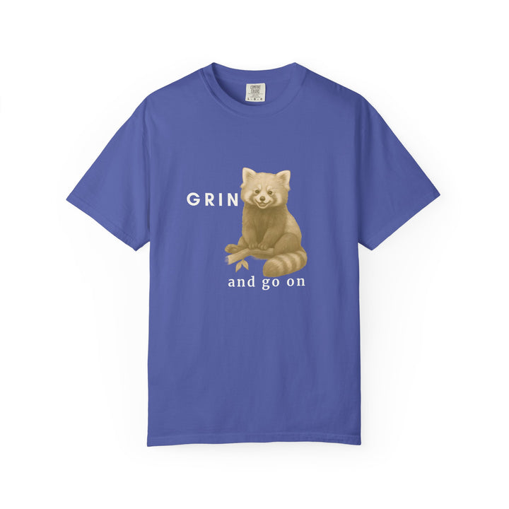 Grin and go on – Red Panda | Joyful & Playful | Sketch Series by Pure Perspective App | Eco Friendly Graphic Tee