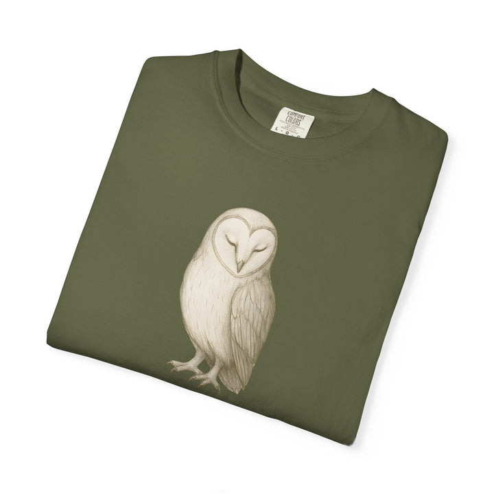 Let Quiet Lead – Owl | Calm & Centered | Sketch Series by Pure Perspective | Eco Friendly Graphic Tee