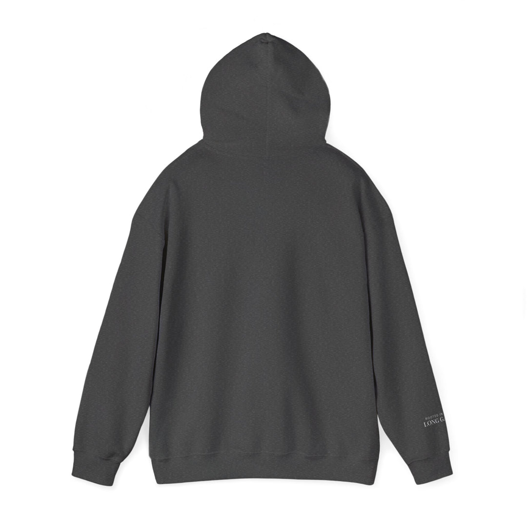 Rooted In the Long Game – Giant Tortoise Edition | Grounded & Gentle Series | Unisex Heavy Blend™ Hooded Sweatshirt | Eco-Friendly Apparel