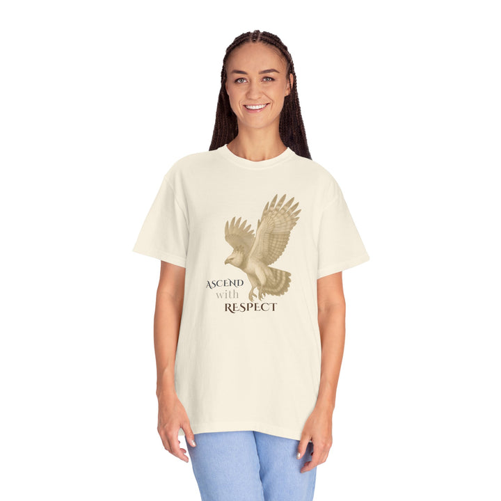 Ascend with Respect – Harpy Eagle | Empowered & Bold | Sketch Series by Pure Perspective | Eco Friendly Graphic Tee