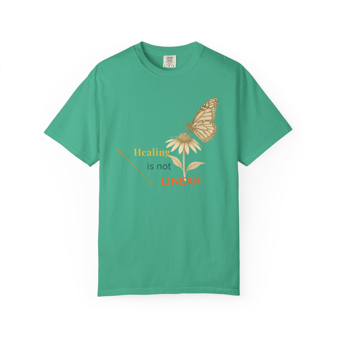 Healing is not Linear – Monarch Butterfly | Hopeful & Healing | Sketch Series by Pure Perspective App | Eco Friendly Graphic Tee