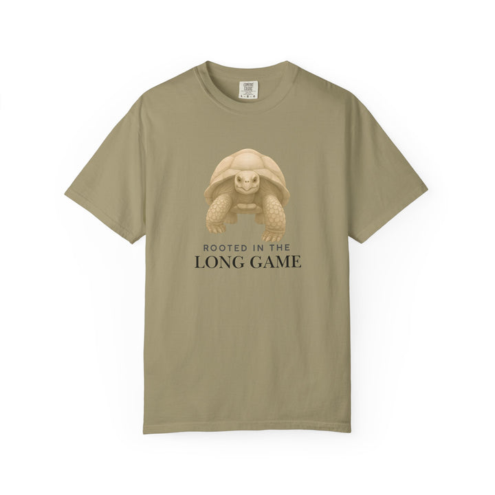 Rooted in the Long Game – Giant Tortoise | Grounded & Gentle | Sketch Series by Pure Perspective | Eco Friendly Graphic Tee