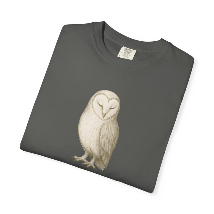 Let Quiet Lead – Owl | Calm & Centered | Sketch Series by Pure Perspective | Eco Friendly Graphic Tee
