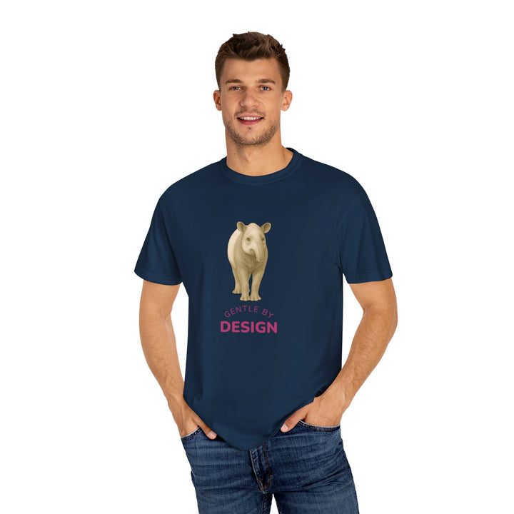 Gentle By Design – Tapir | Grounded & Gentle | Sketch Series by Pure Perspective | Eco Friendly Graphic Tee