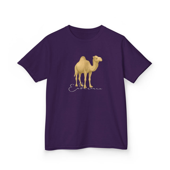Kids Camel Tee | "Endurance" | Sketch Design | Eco-Conscious | Patient & Peaceful