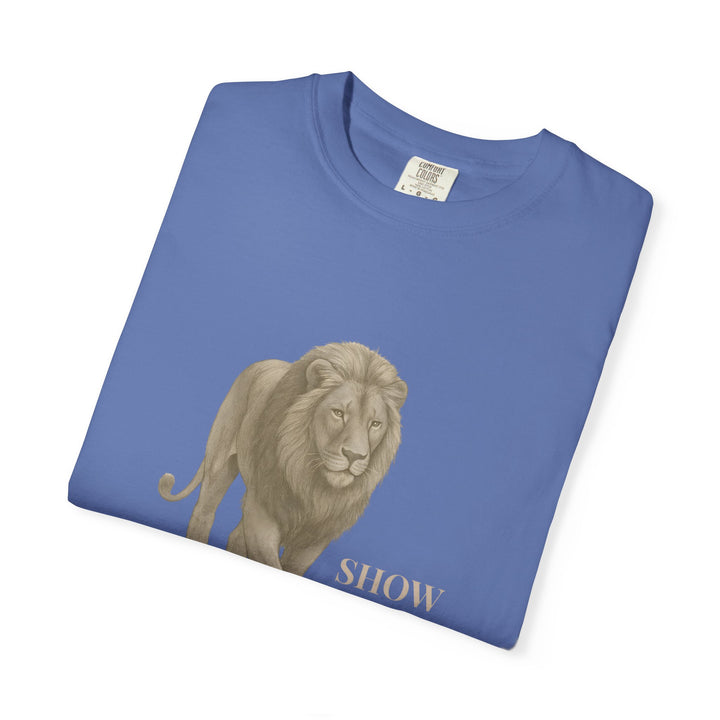 Show Up – Lion | Empowered & Bold | Sketch Series by Pure Perspective | Eco Friendly Graphic Tee