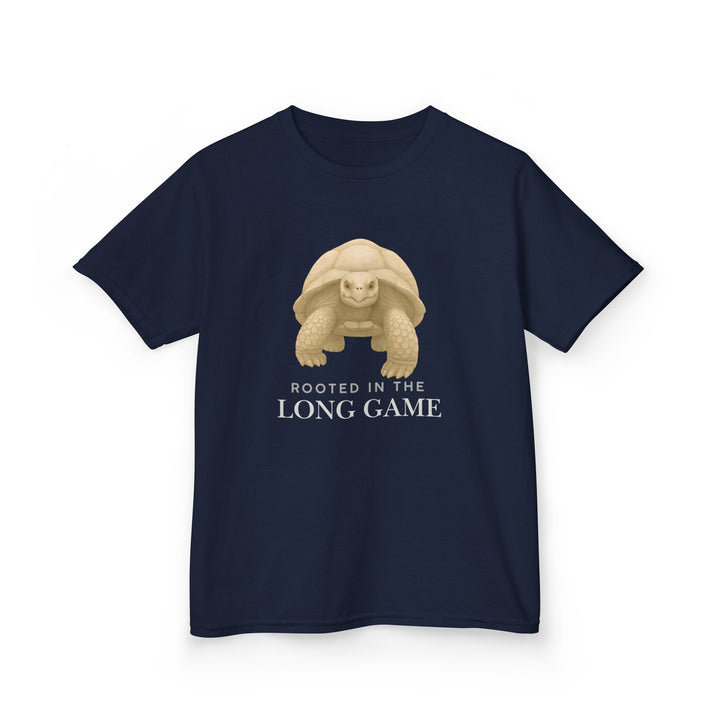Kids Giant Tortoise Tee | "Build Your Future" | Sketch Design | Eco-Conscious | Grounded & Gentle