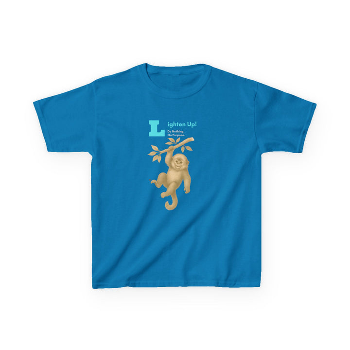 Kids Golden Snub-Nosed Monkey Tee | "Lighten Up" | Sketch Design | Eco-Conscious | Joyful & Playful