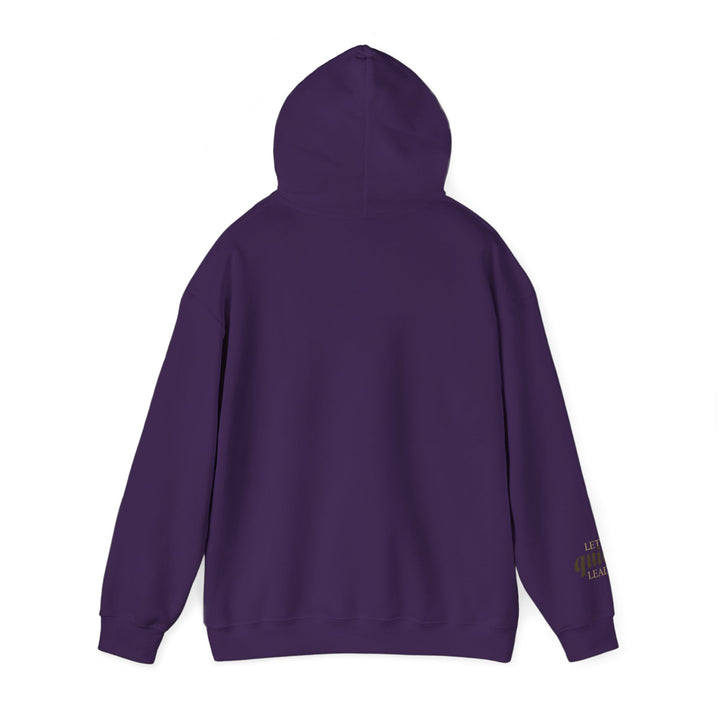 Let Quiet Lead – Barn Owl Edition | Calm & Centered Series | Unisex Heavy Blend™ Hooded Sweatshirt | Eco-Friendly Apparel