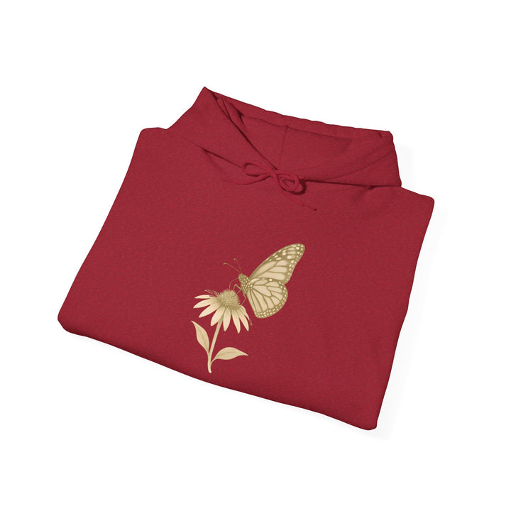Healing is not Linear – Monarch Butterfly Edition | Hopeful & Healing Series | Unisex Heavy Blend™ Hooded Sweatshirt | Eco-Friendly Apparel