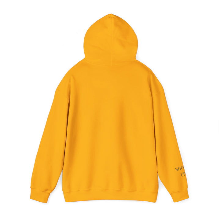 Show Up – Lion | Empowered & Bold Series | Unisex Heavy Blend™ Hooded Sweatshirt | Eco-Friendly Apparel