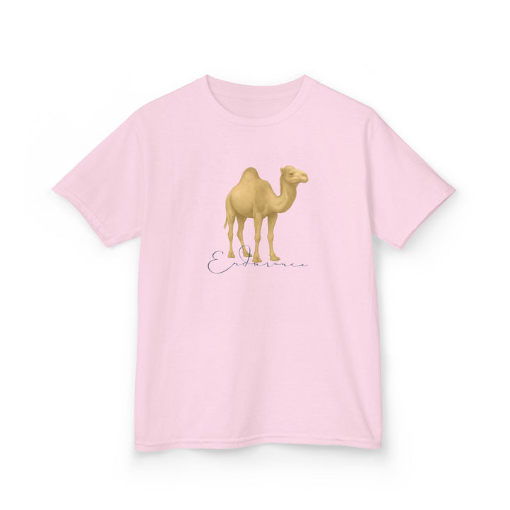 Kids Camel Tee | "Endurance" | Sketch Design | Eco-Conscious | Patient & Peaceful