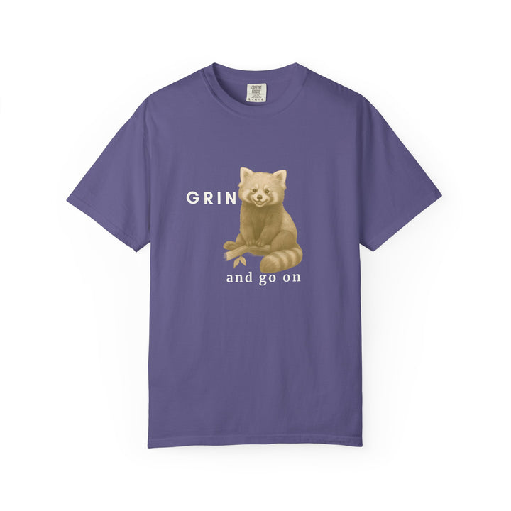 Grin and go on – Red Panda | Joyful & Playful | Sketch Series by Pure Perspective App | Eco Friendly Graphic Tee