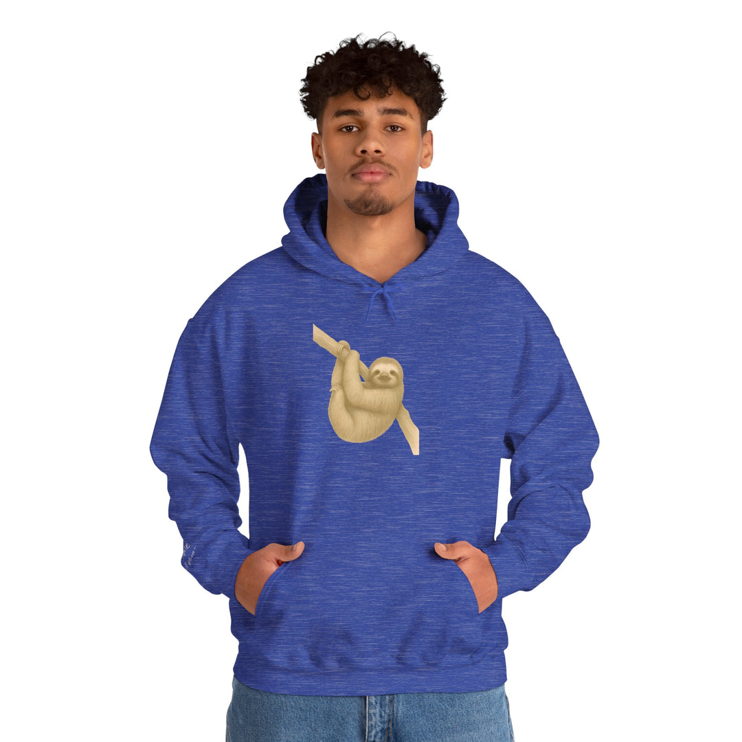 Time is Yours – Sloth Edition | Connected & Compassionate Series | Unisex Heavy Blend™ Hooded Sweatshirt | Eco-Friendly Apparel