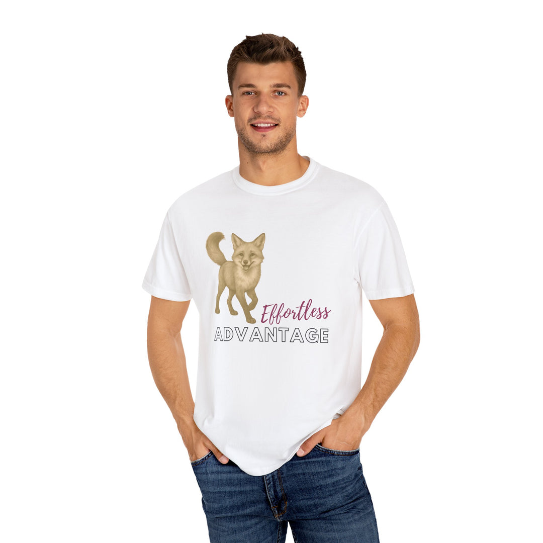 Effortless Advantage – Red Fox | Joyful & Playful | Sketch Series by Pure Perspective App | Eco Friendly Graphic Tee